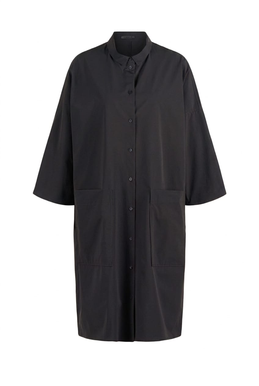 Jurk 630 - Techno popeline - 490NAVY - 10260110571