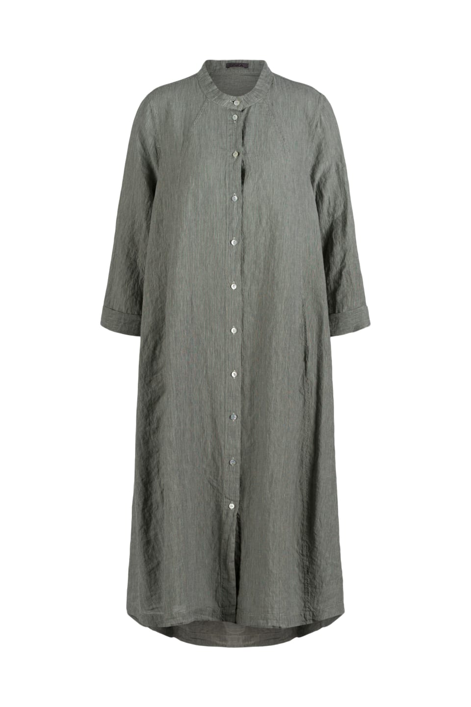 Dress 631 - Linen cotton fil-à-fil - 620POOL - 10260110572