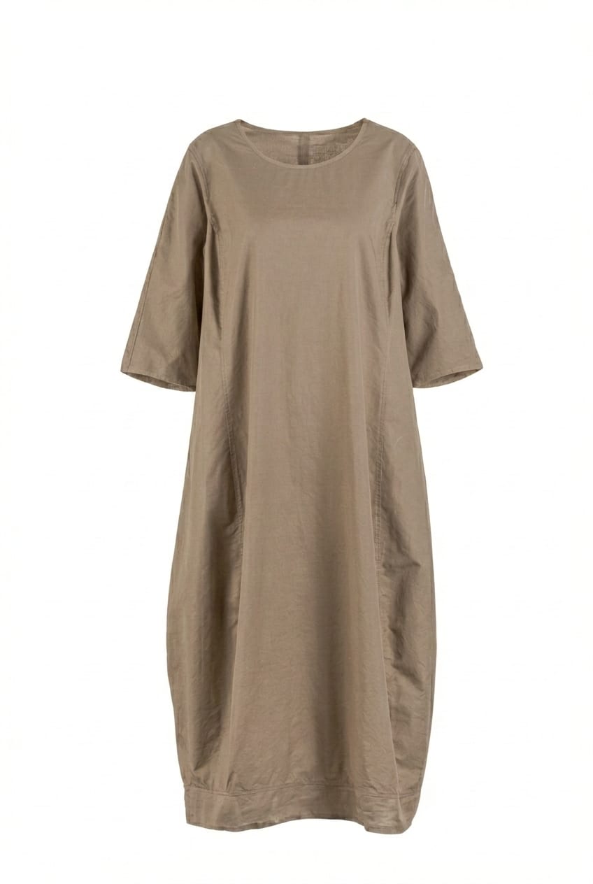 Jurk 632 - Katoen-lyocell twill - 122NETTLE - 10260110573