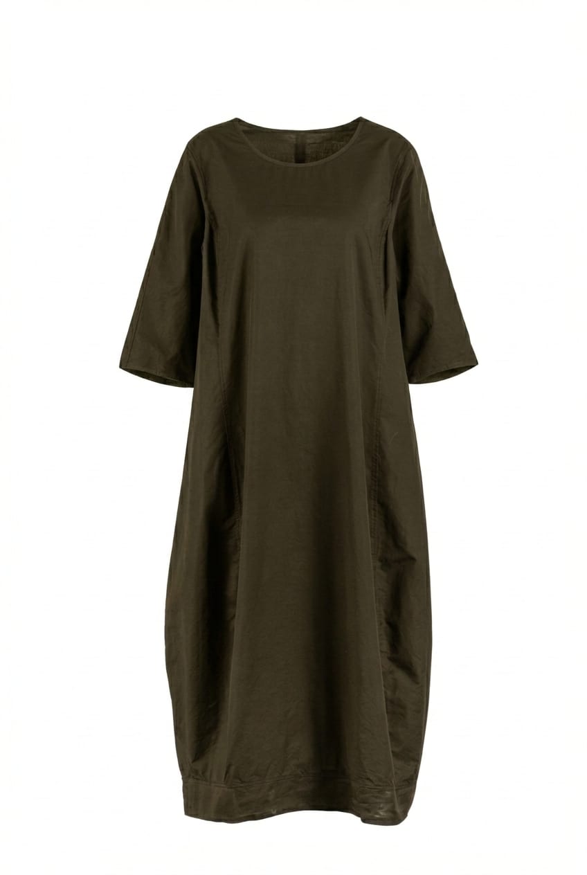 Jurk 632 - Katoen-lyocell twill - 772CACTUS - 10260110573
