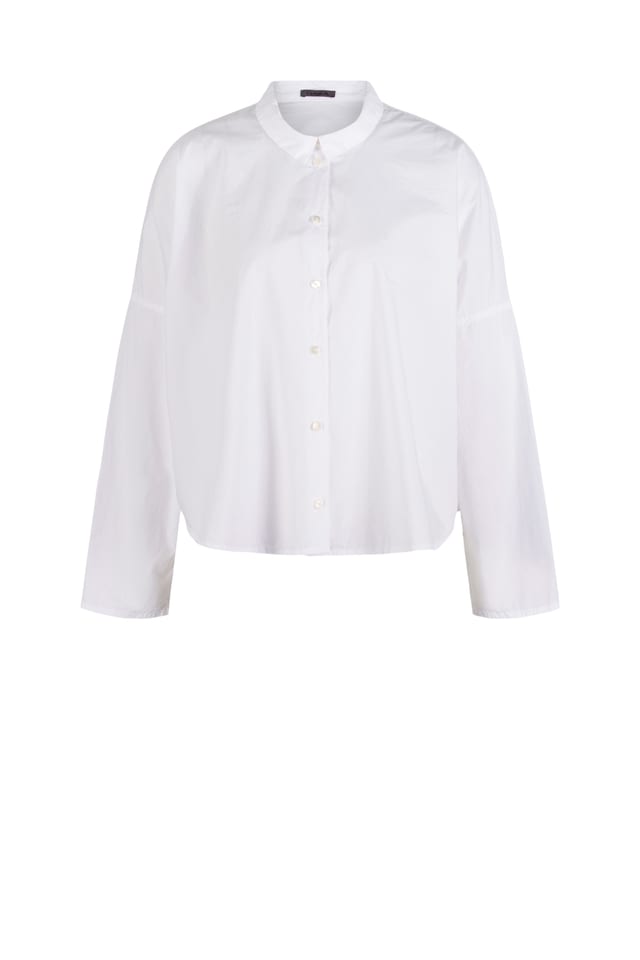 Blouse 613 - Cotton poplin - 100WHITE - 10260110590