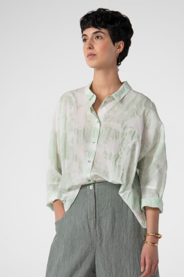 Bluse 614 - Wolkiger Baumwolldruck - 620POOL - 10260110591