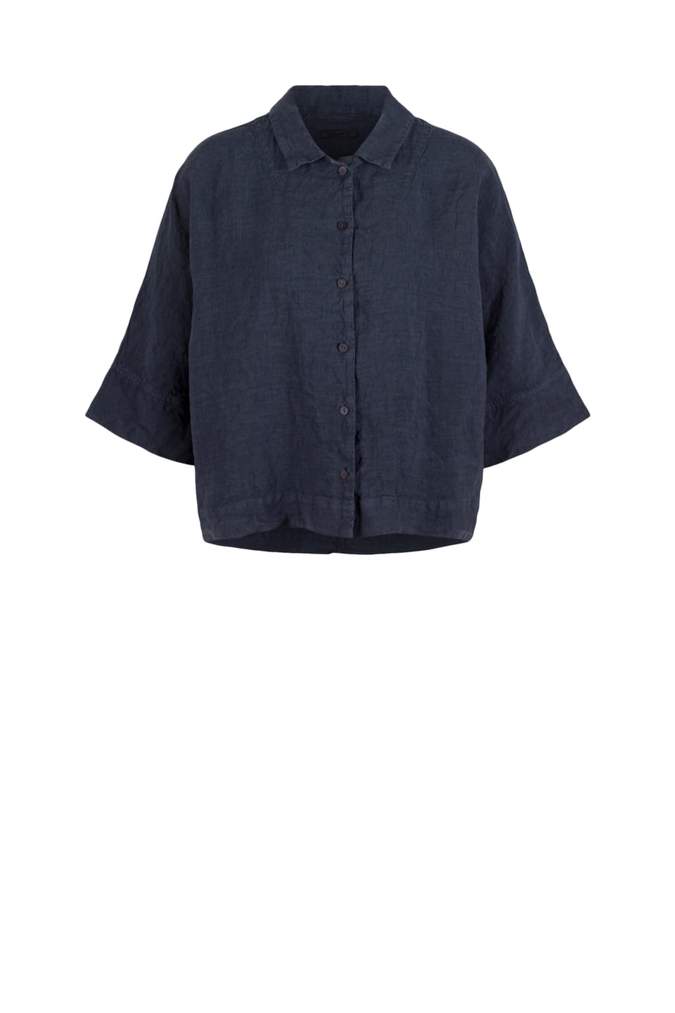 Blouse 616 - Linen fine stripes - 470DEW - 10260110593