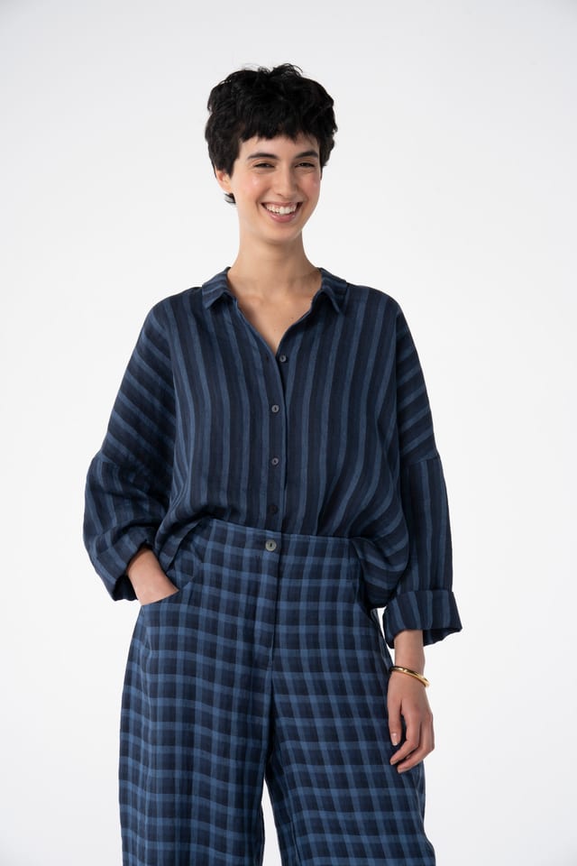 Halenka 617 - Blue Linen - 491NAVY - 10260110594