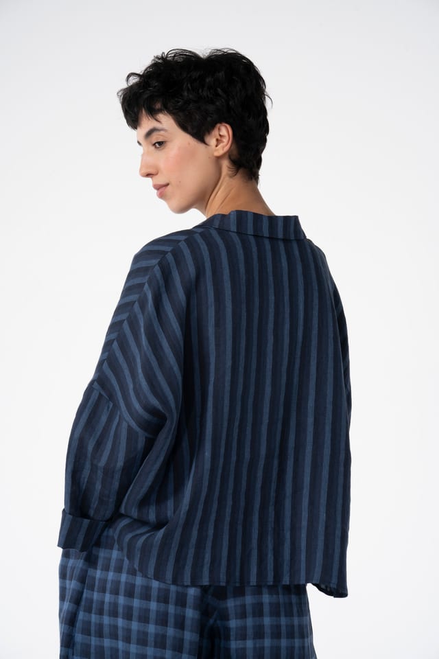 Halenka 617 - Blue Linen - 491NAVY - 10260110594
