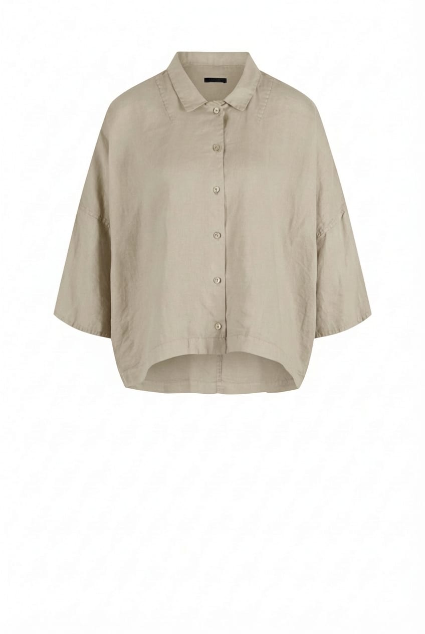Blouse 624 - Pure linen - 122NETTLE - 10260110601