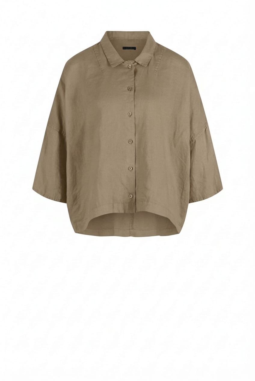 Blouse 624 - Pure linen - 842DUNE - 10260110601