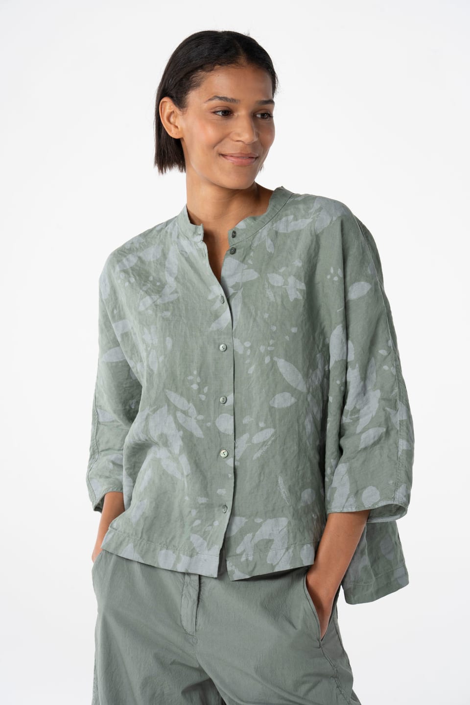 Blouse 625 - 100% Hennep - 650ALOE - 10260110602