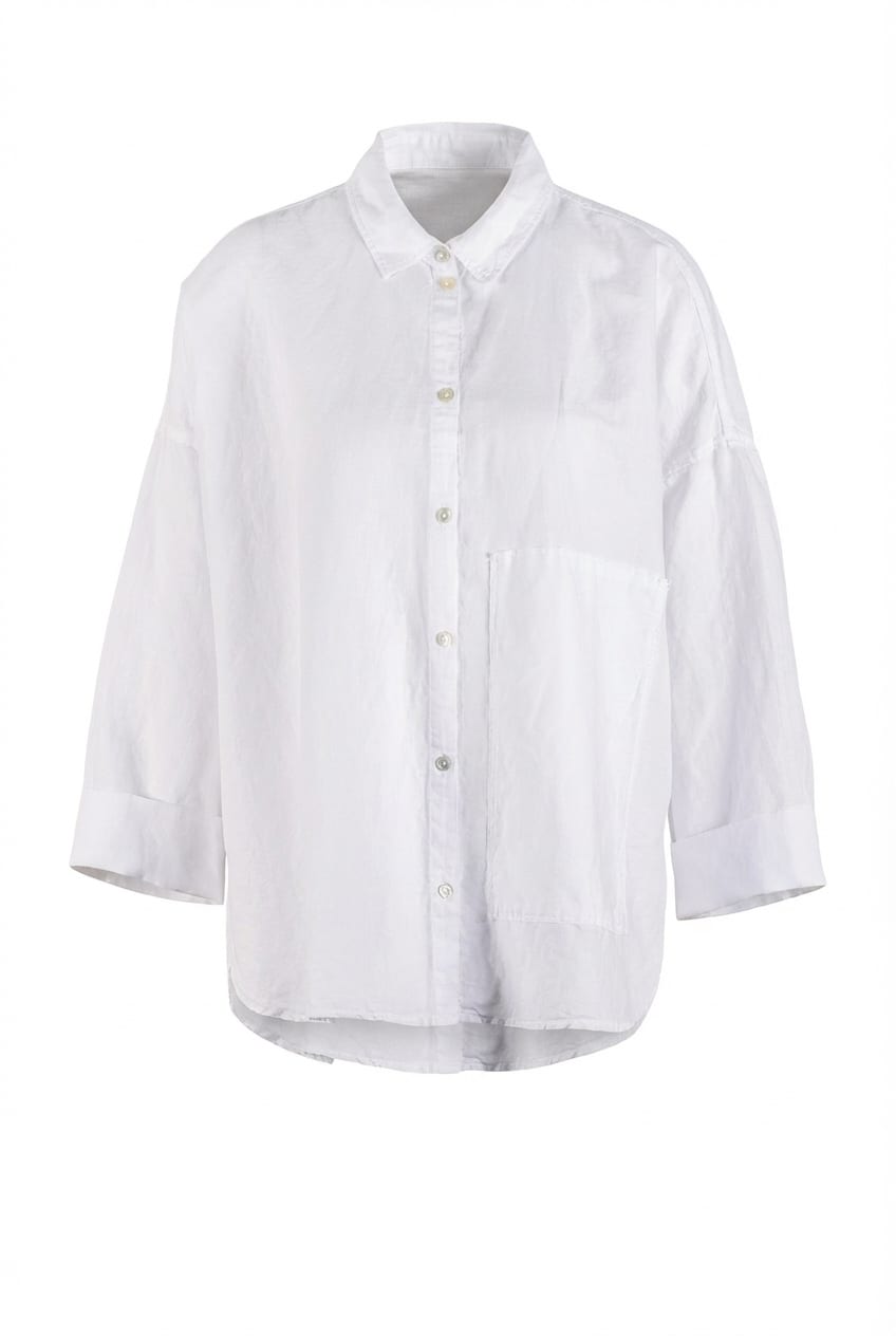 Blouse 626 - Flowing dobby - 100WHITE - 10260110603