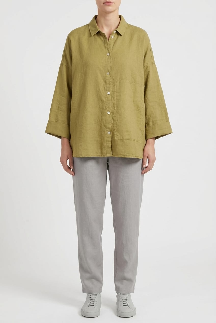 Blouse 626 - Flowing dobby - 742CANE - 10260110603