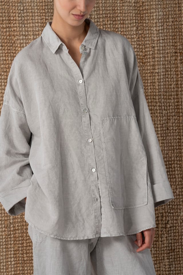 Blouse 626 - Flowing dobby - 922CHALK - 10260110603
