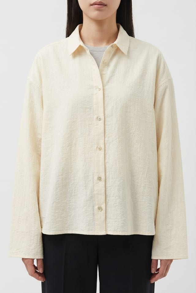Blouse 627 - Lyocell ribbed fabric - 120NETTLE - 10260110604