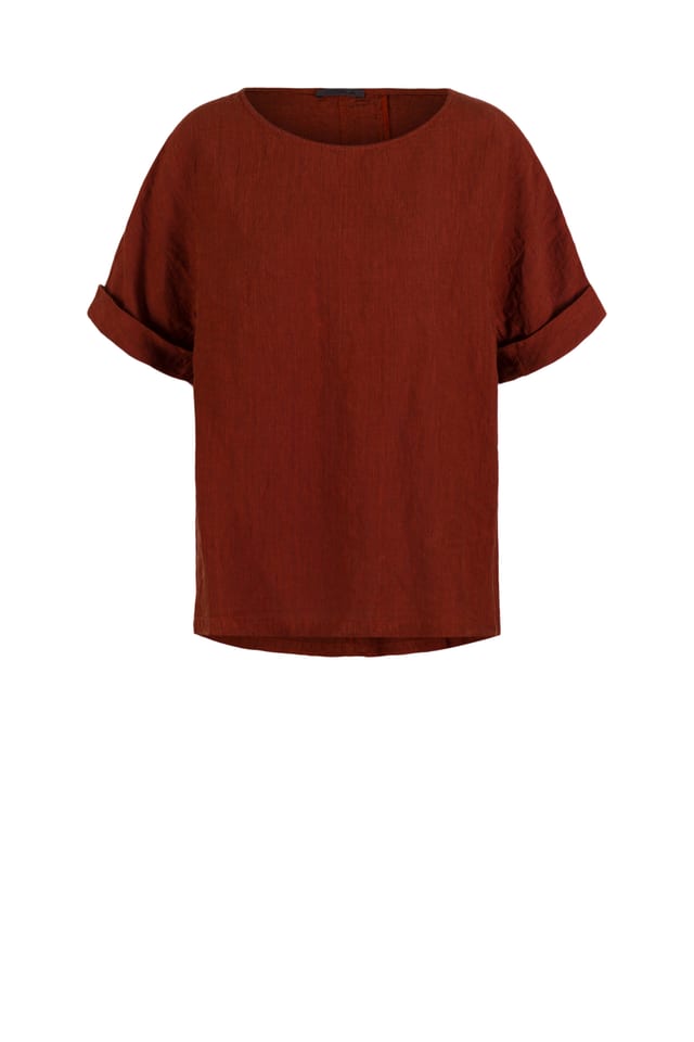 Blouse 629 - Linen cotton fil-à-fil - 10260110606