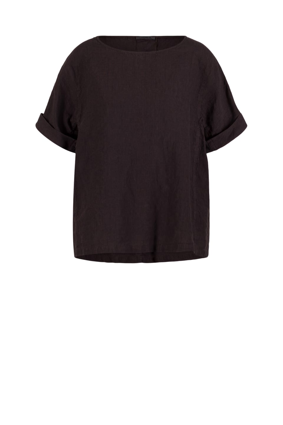 Blouse 629 - Linen cotton fil-à-fil - 480SHALE - 10260110606