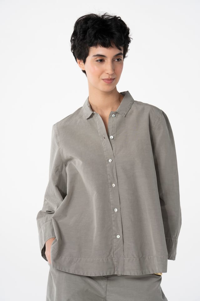 Halenka 631 - Cotton cupro rips - 122NETTLE - 10260110608