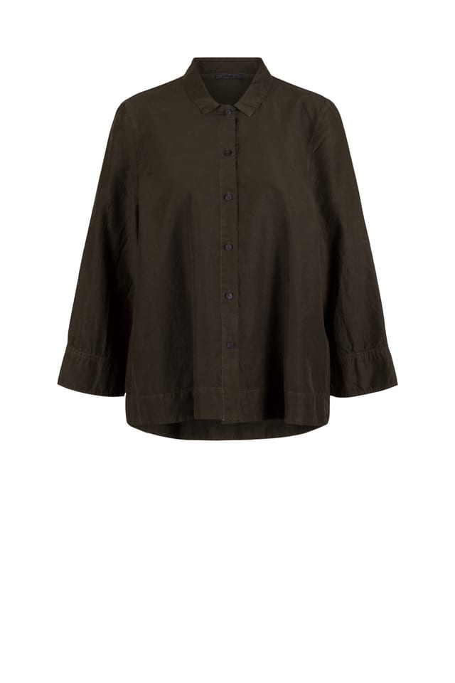 Blouse 631 - Cotton cupro rips - 782PALMTREE - 10260110608