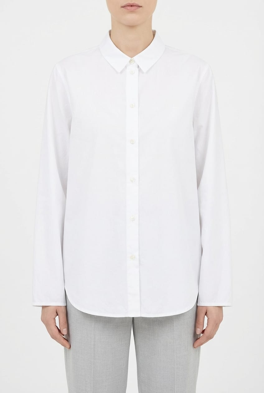 Blouse 633 - Poplin katoen - 100WHITE - 10260110610