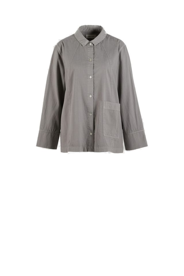 Blouse 636 - Windowpane poplin - 122NETTLE - 10260110613