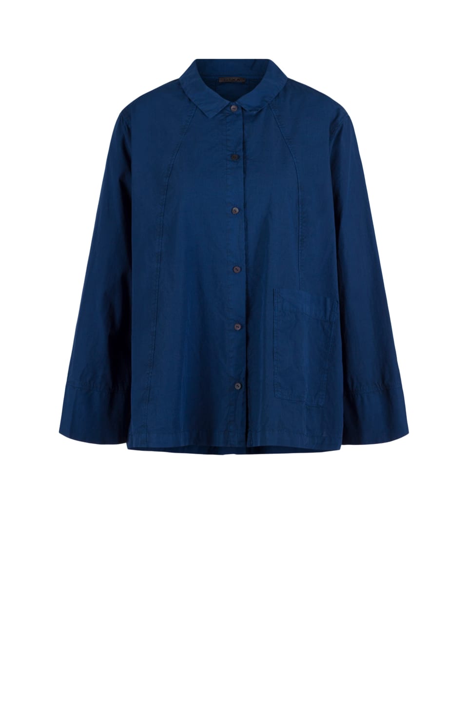 Blouse 636 - Poplin katoen met ruitprint - 572DENIM - 10260110613