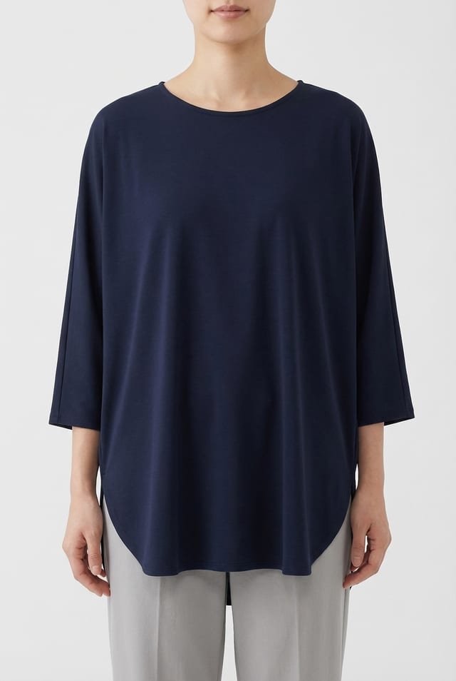 Blouse 640 - Techno Stretch Rib - 490NAVY - 10260110617