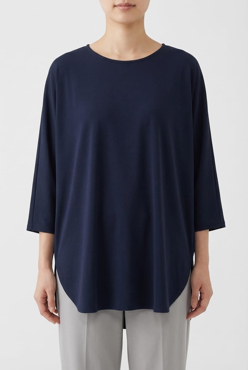 Blouse 640 - Techno Stretch Rib - 490NAVY - 10260110617
