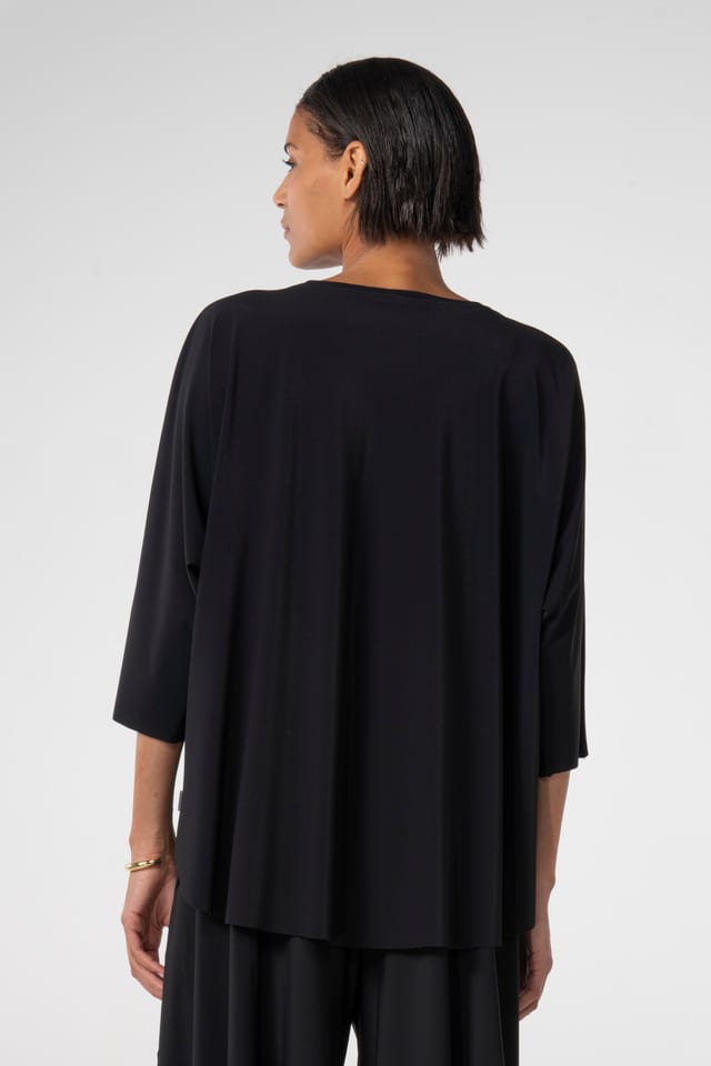 Blouse 640 - Techno Stretch Rib - 990BLACK - 10260110617
