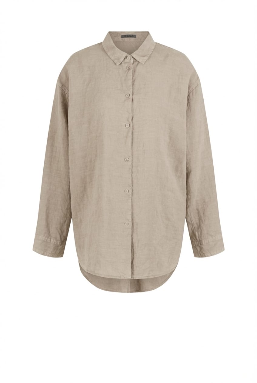 Blouse 618 - Linen fine stripes - 120NETTLE - 10260110618