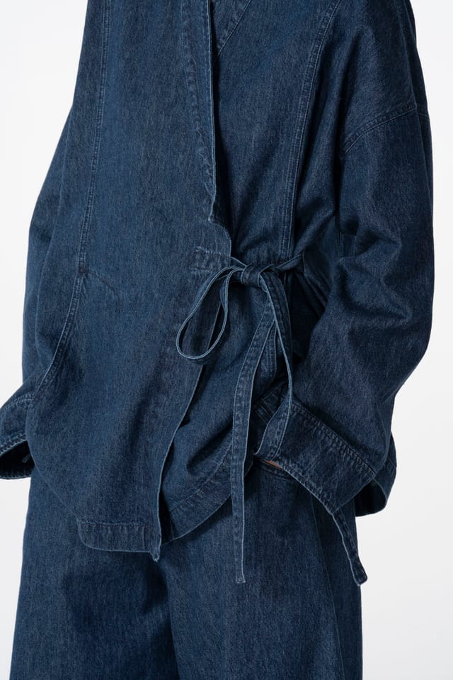 Jacket 607 wash - Organic cotton hemp denim - 570DENIM - 10260110622