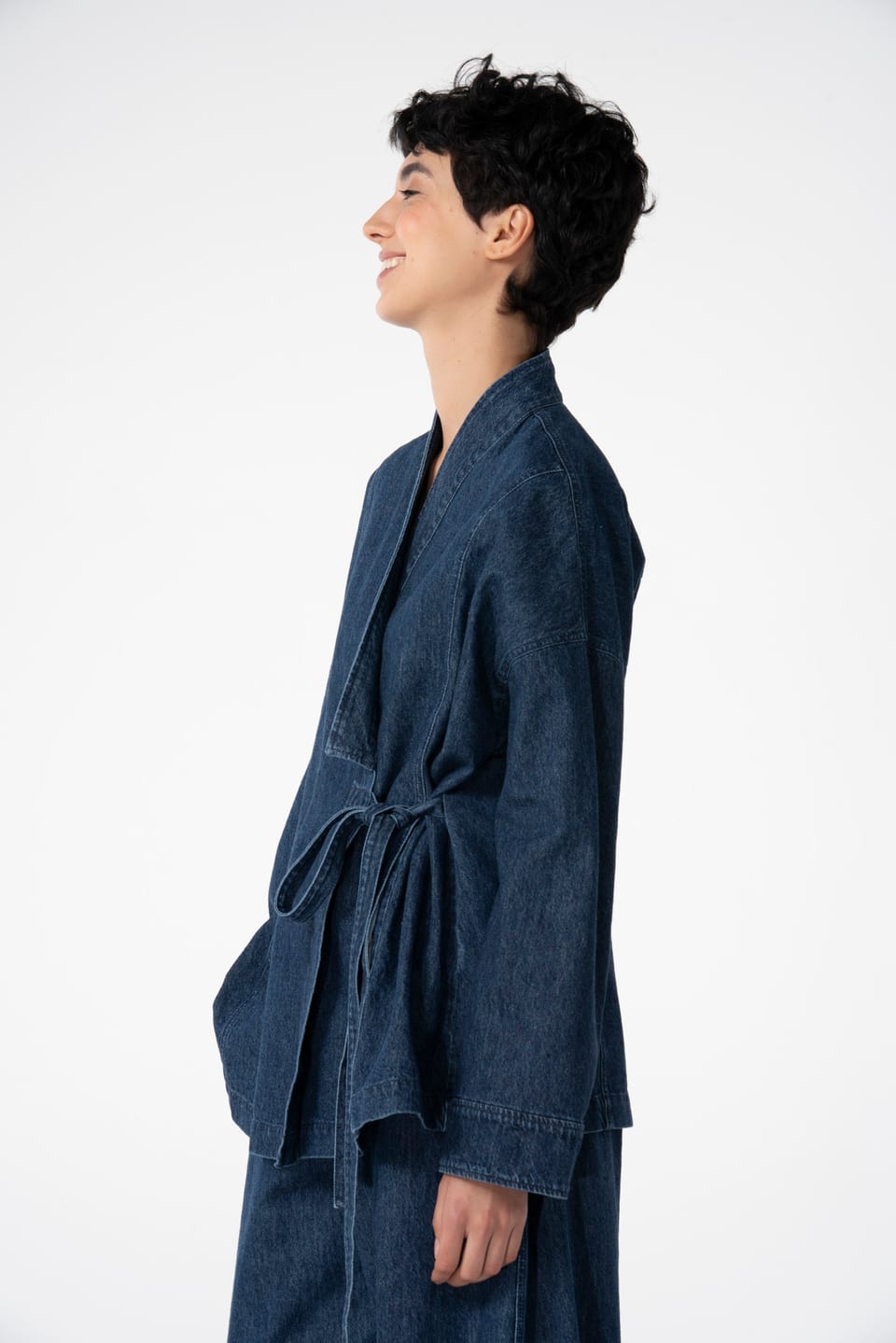 Jasje 607 wash - Katoen-hennep denim - 570DENIM - 10260110622