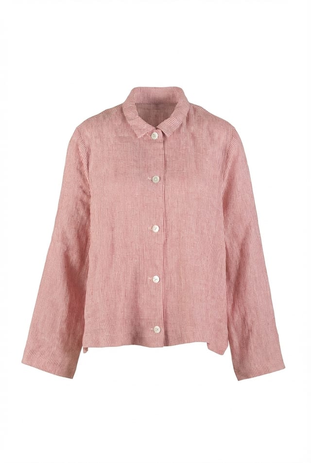 Jacket 608 - Linen stripes variations - 260PICANTE - 10260110623