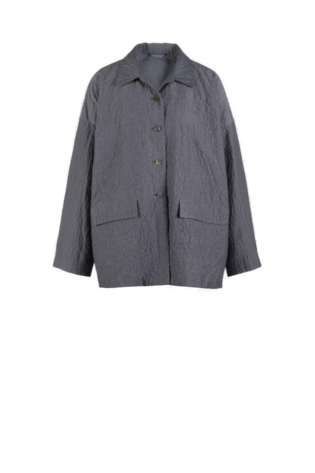 Jacket 610 - Chambray seersucker - 490NAVY - 10260110625