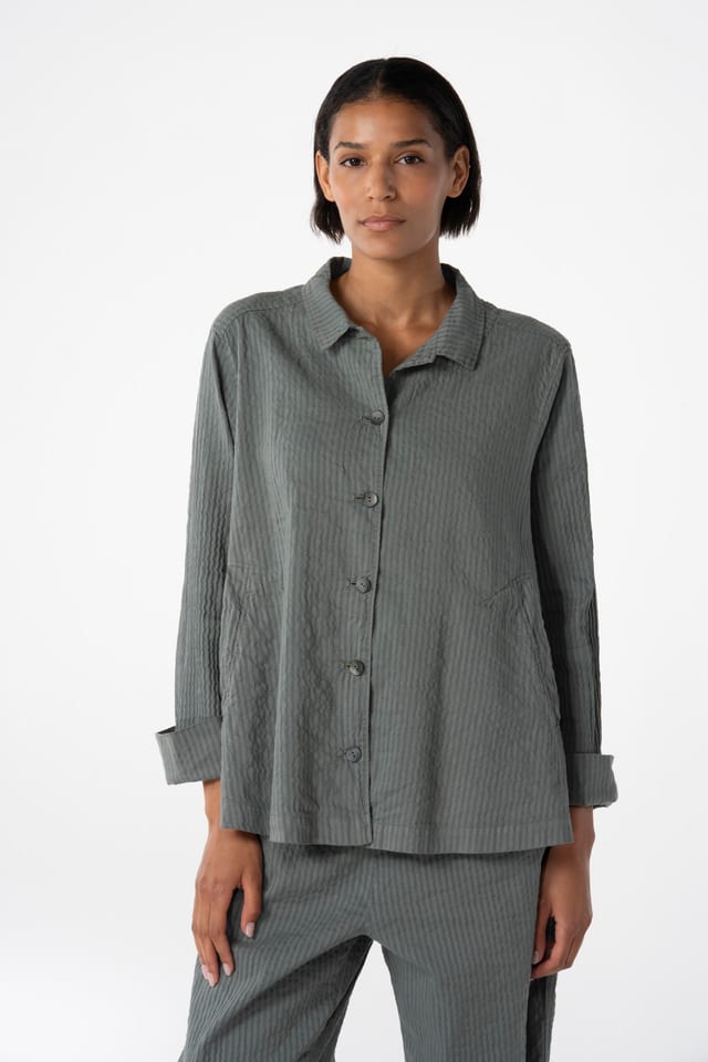 Jacket 611 - Mélange stripe - 950CAVE - 10260110626