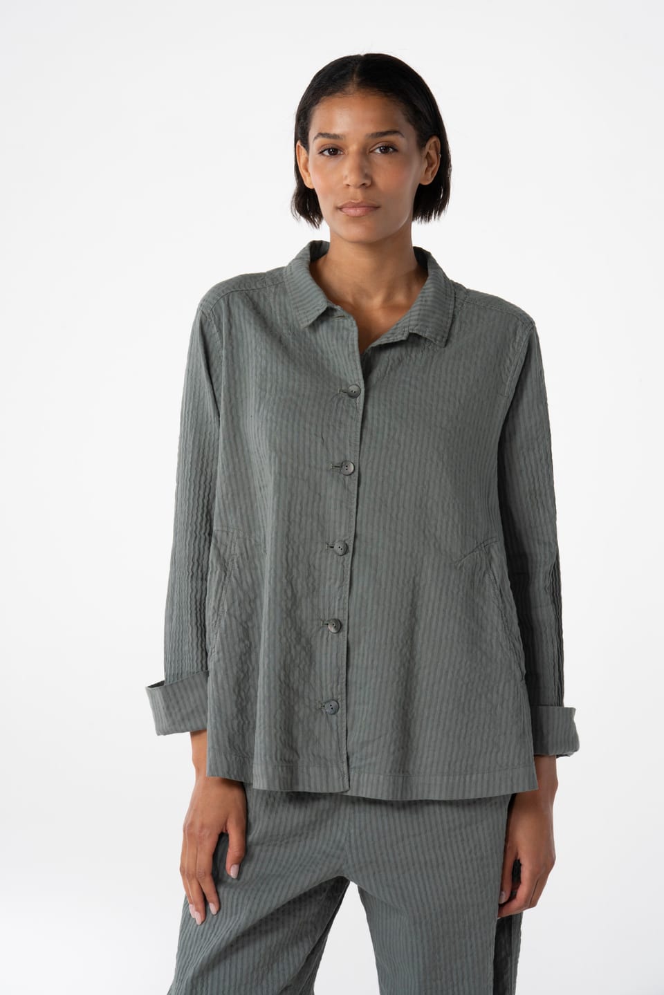 Jacket 611 - Mélange stripe - 950CAVE - 10260110626