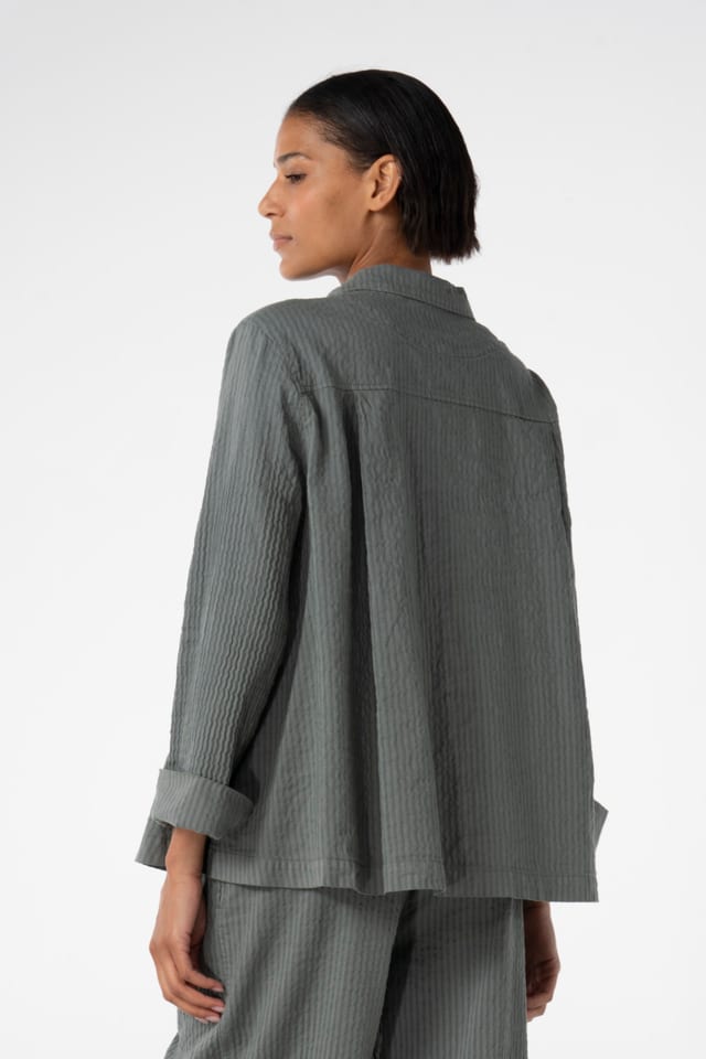 Jacket 611 - Mélange stripe - 950CAVE - 10260110626
