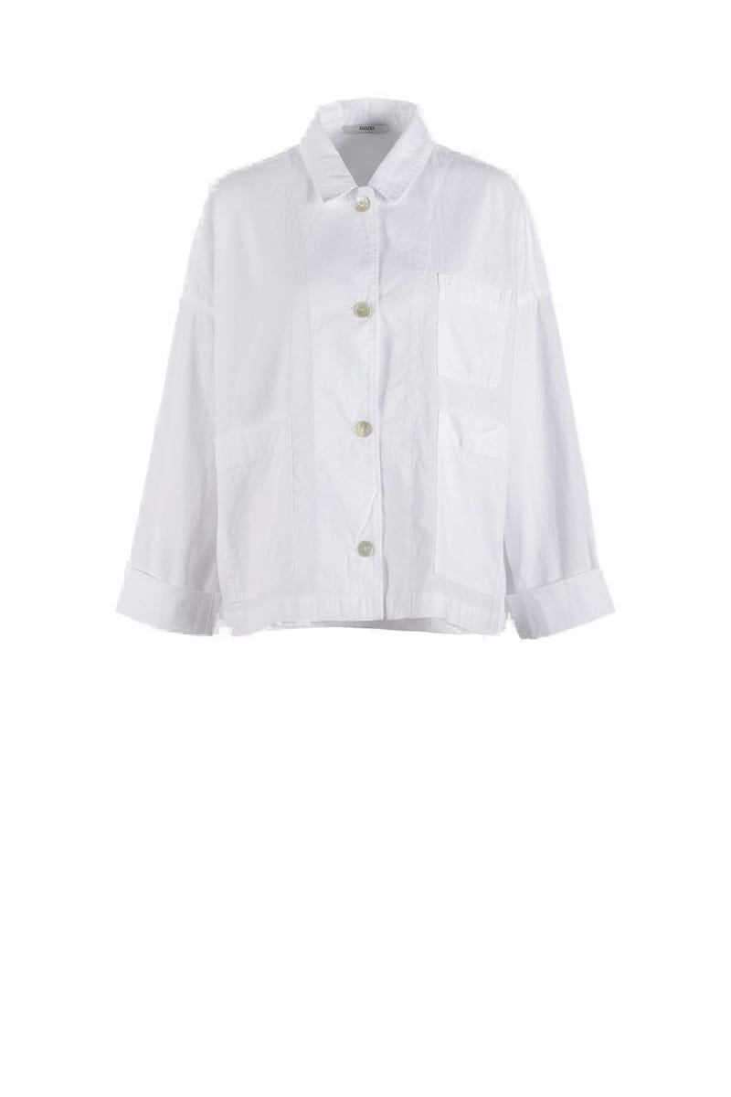 Jacket 613 - Cotton rips - 100WHITE - 10260110628
