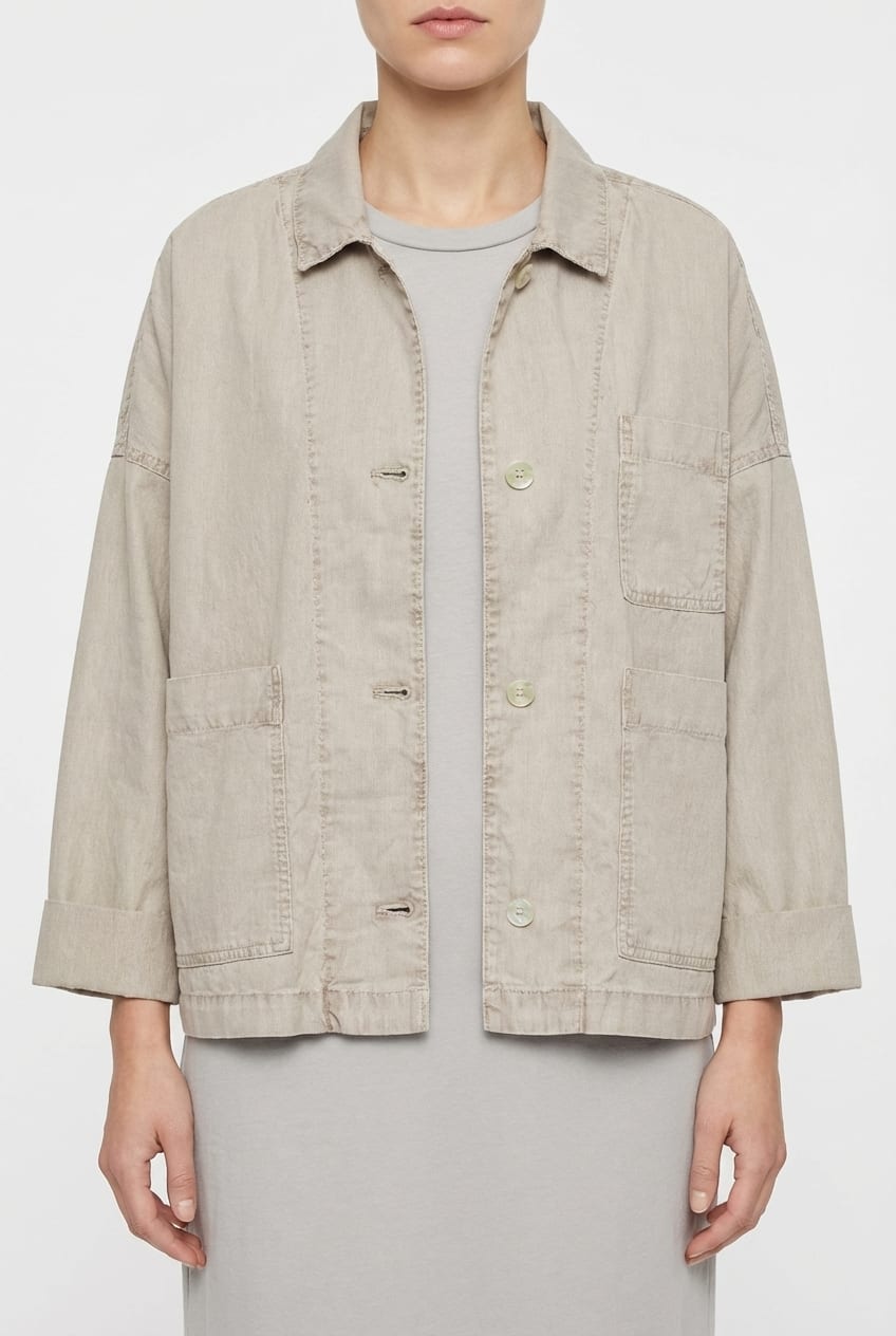 Jacket 613 - Cotton rips - 122NETTLE - 10260110628