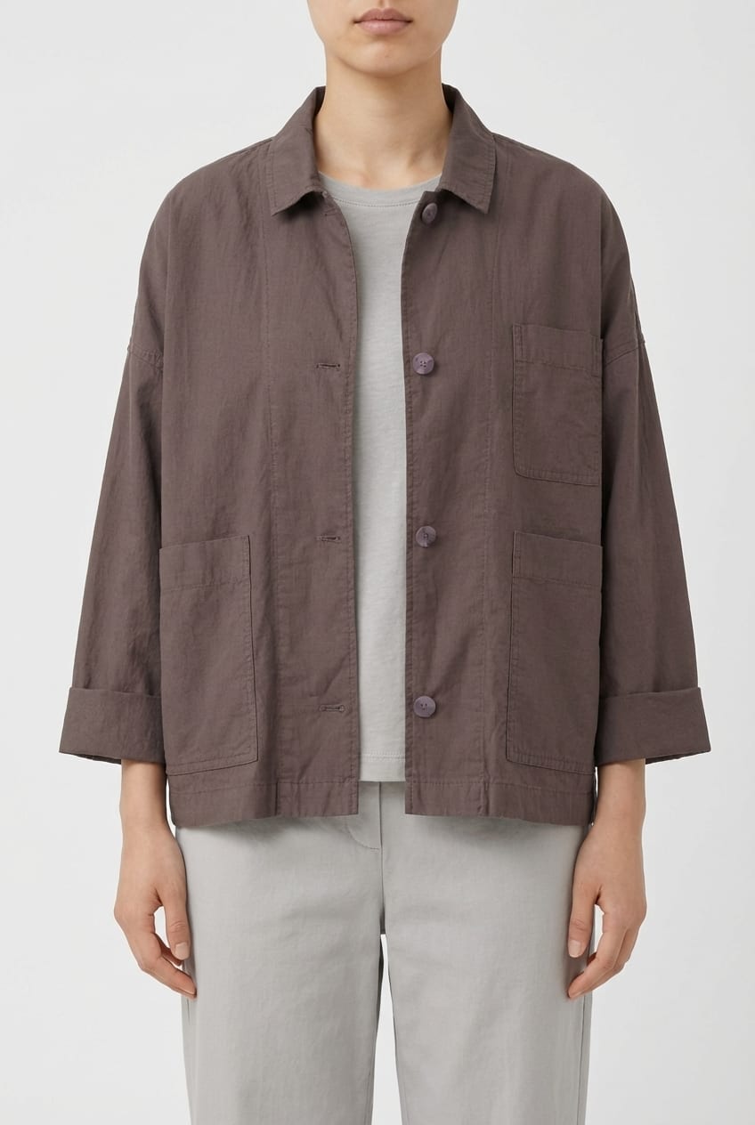 Jacket 613 - Cotton rips - 482SHALE - 10260110628