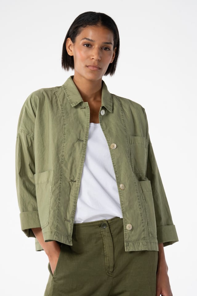 Jacket 613 - Cotton rips - 732FERN - 10260110628