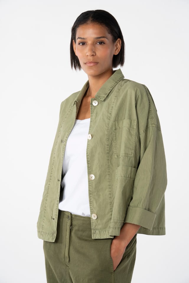 Jacket 613 - Cotton rips - 732FERN - 10260110628