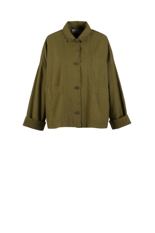 Jacket 613 - Cotton rips - 772CACTUS - 10260110628