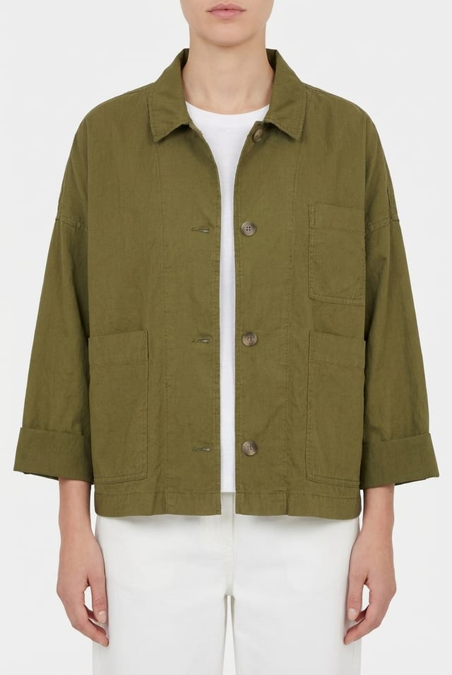 Jacket 613 - Cotton rips - 772CACTUS - 10260110628