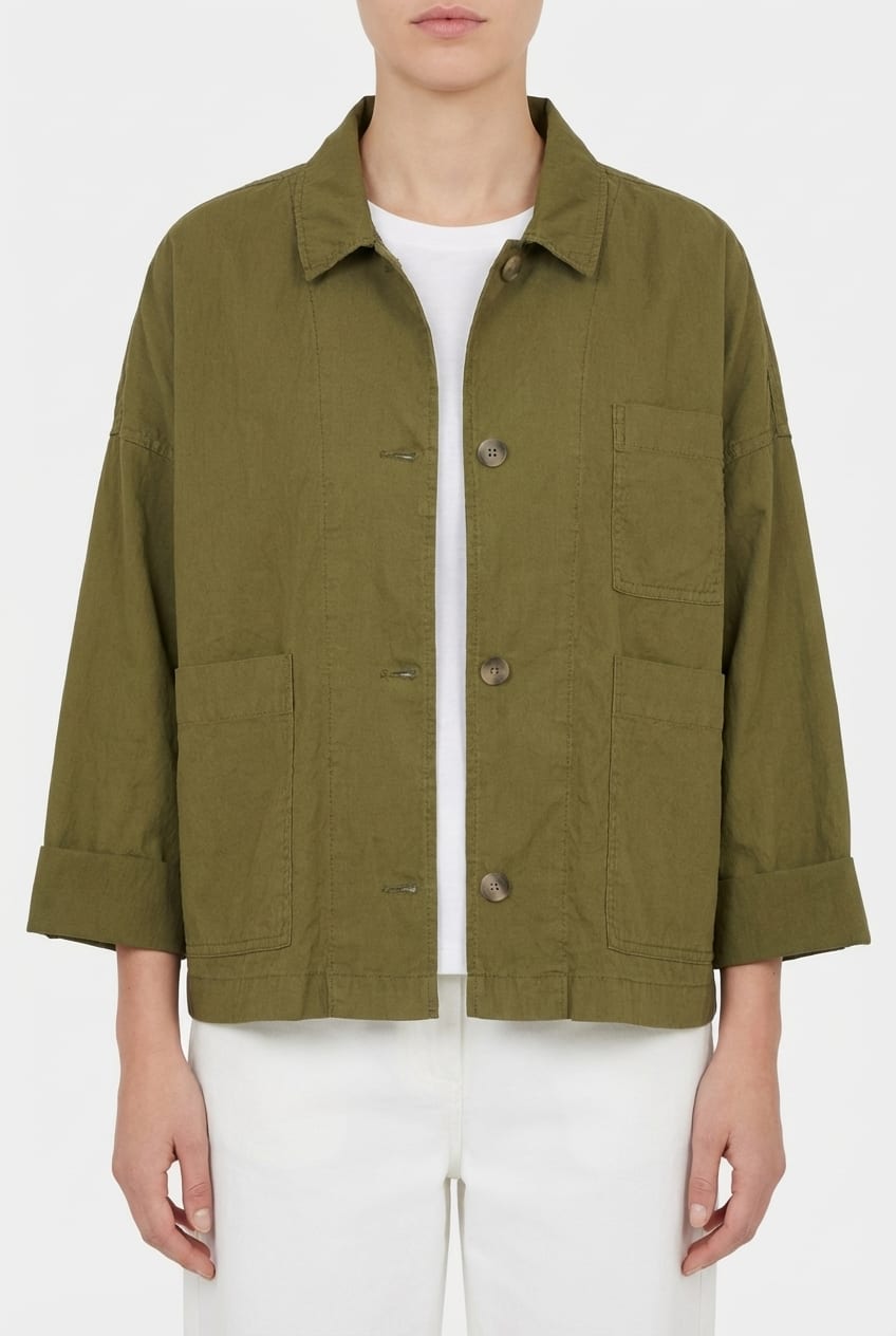 Jacket 613 - Cotton rips - 772CACTUS - 10260110628