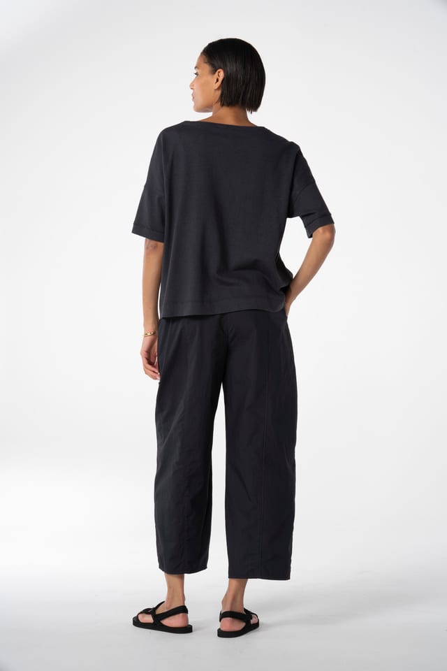 Shirt 611 - Hemp and organic cotton jersey - 490NAVY - 10260110643