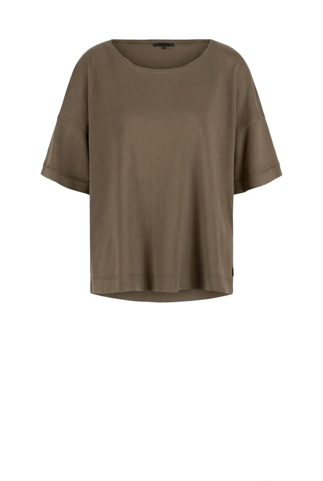 Shirt 611 - Hemp and organic cotton jersey - 842DUNE - 10260110643