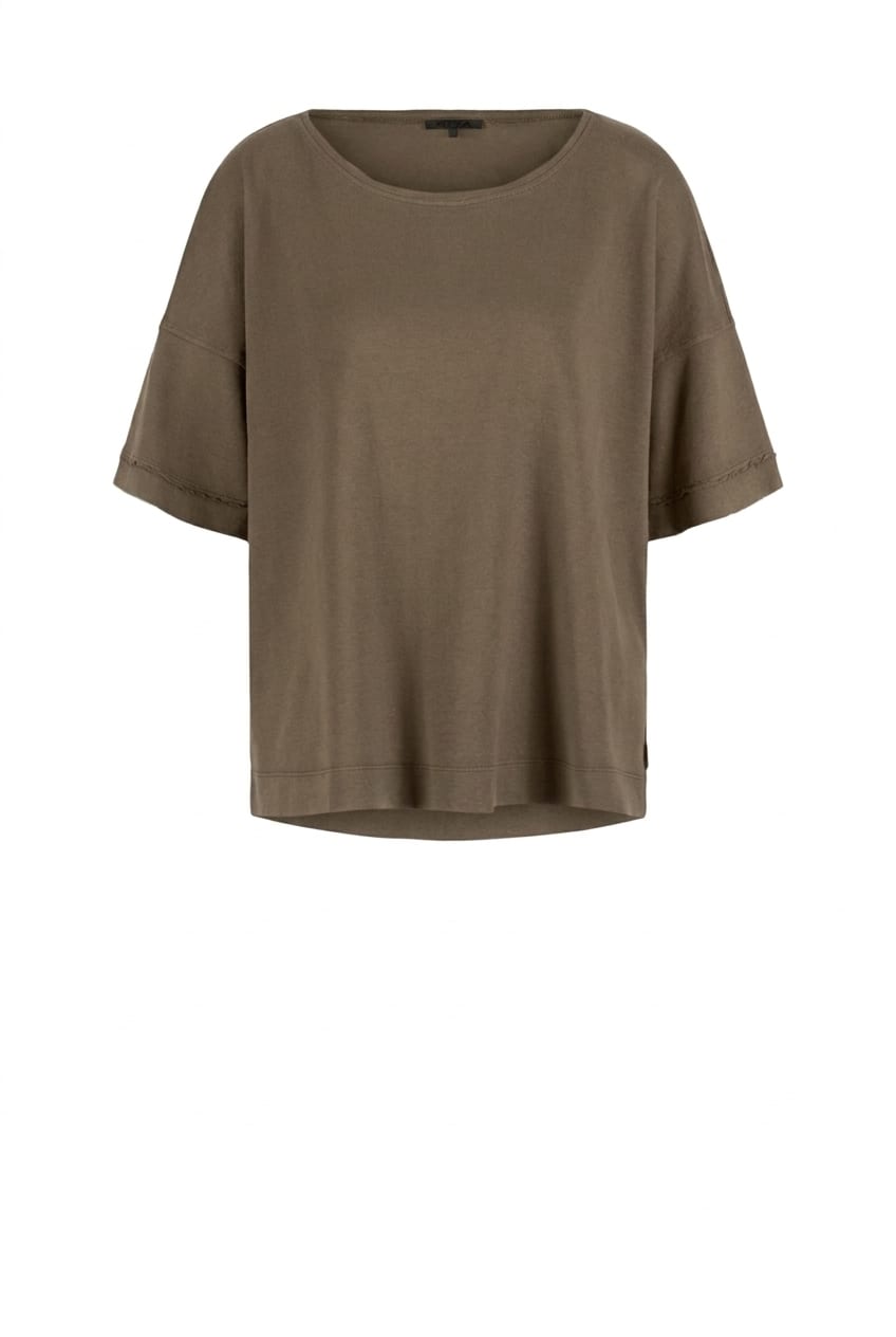 Shirt 611 - Hemp and organic cotton jersey - 842DUNE - 10260110643