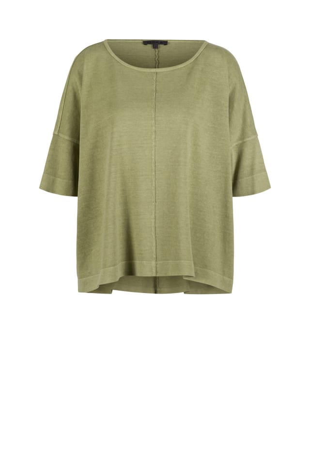 Shirt 612 - Hemp and organic cotton jersey - 732FERN - 10260110644