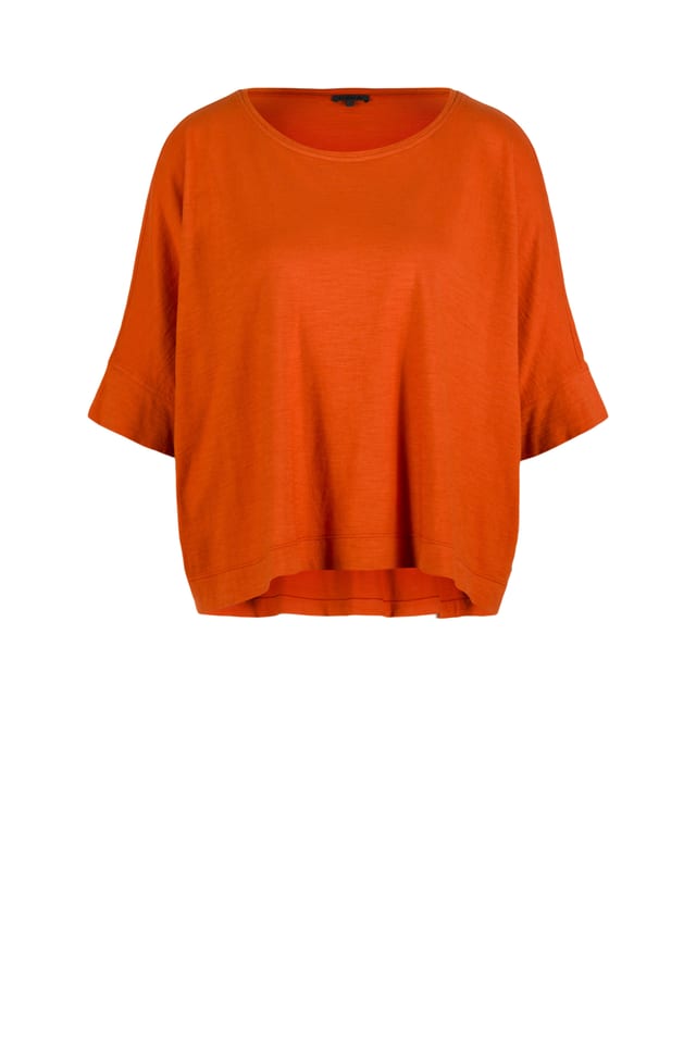 Shirt 617 - Organic cotton jersey - 230RUST - 10260110649