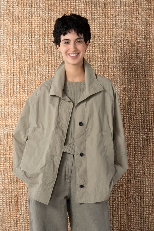 Outdoorjacke 603 - Baumwollmischung mit technischem Griff - 940LAUREL - 10260110660