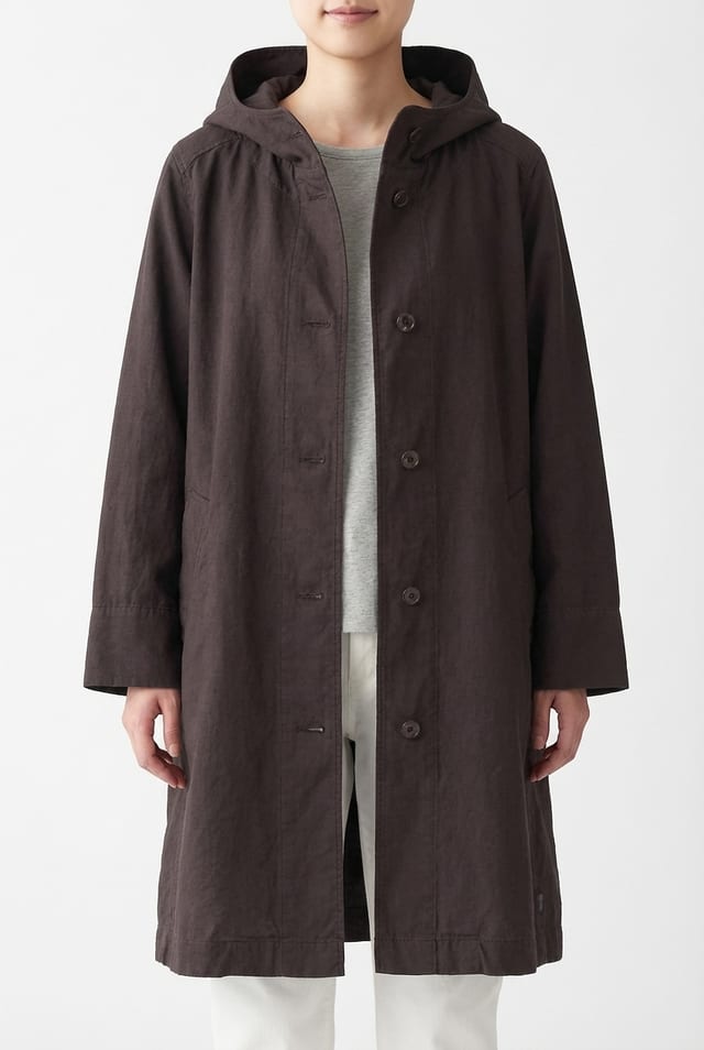 Mantel 604 - Baumwoll-Leinen Twill - 480SHALE - 10260110661