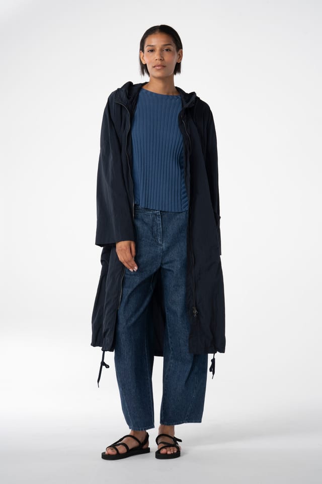 Coat 605 - Outdoor taffeta - 490NAVY - 10260110662